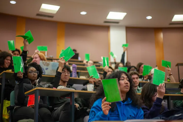 Student council voting